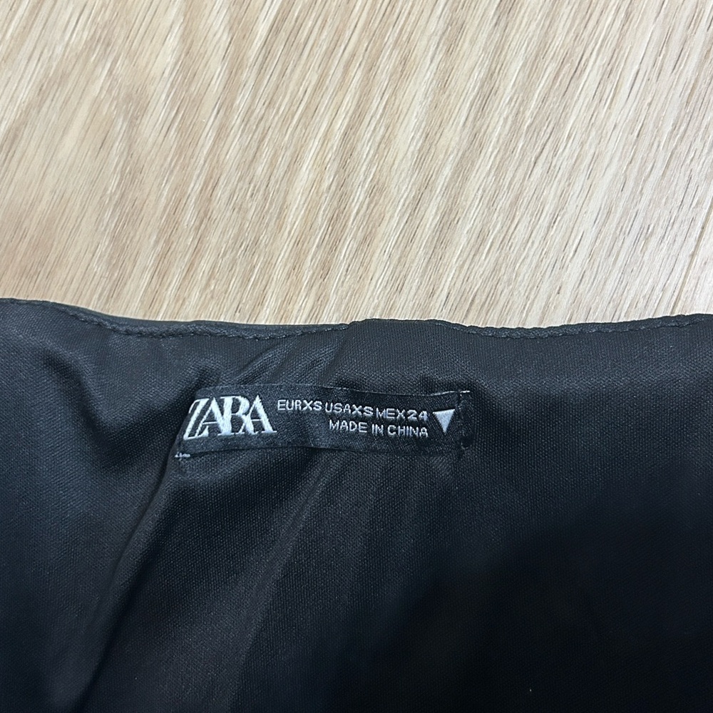 Zara Faux Leather Corset Top XS - Picture 8 of 15